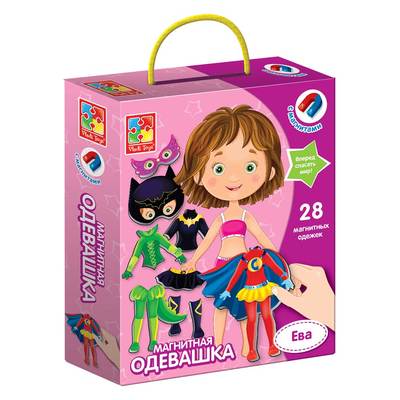 

Набор Vladi Toys Магнитная одевашка Ева укр (VT3702-08) (10-543865)