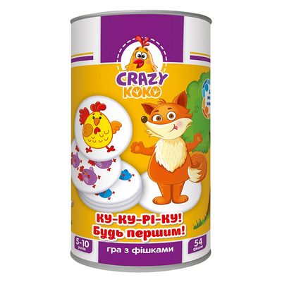 

Игра Vladi Toys Кукареку в тубусе укр (VT8020-08) (10-540109)