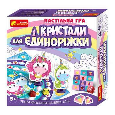 

Настольная игра Ranok Creative Кристаллы для единорога (12120074У) (10-549632)