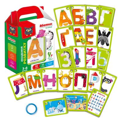 

Развивающая игра Vladi Toys Азбука на кольце укр (VT5000-05) (10-540110)