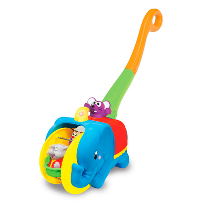

Игрушка-каталка Kiddieland Слон-циркач укр (058297) (10-539861)