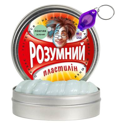 

Умный пластилин Thinking Putty Foxfire зеленый фантом (ti17002 / 1) (10-533858)