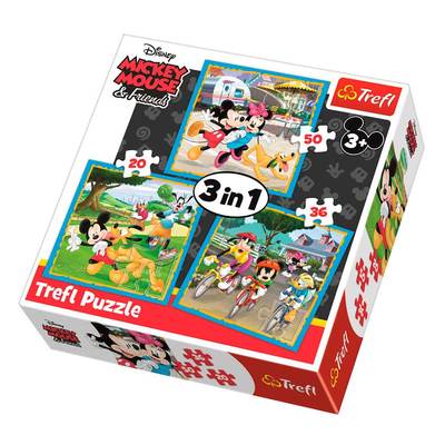 

Пазл Trefl 3 в 1 Микки Маус с друзьями (34846) (10-542492)