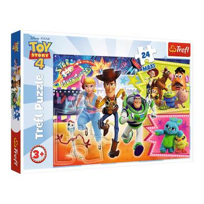 

Пазлы Trefl Toy story 4 В погоне за приключениями 24 детали макси (14295) (10-550562)