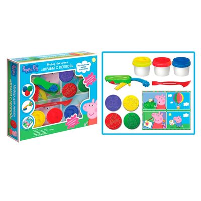 

Набор для лепки Играем с Пеппи Peppa Pig (119656) (10-521147)