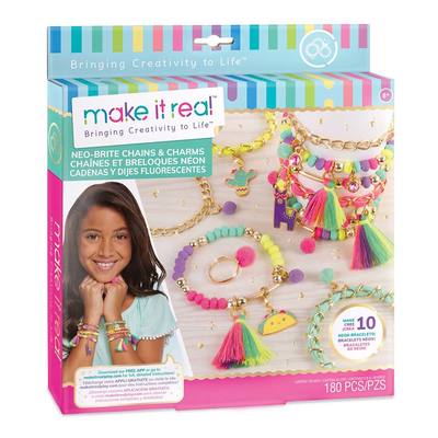 

Набор для создания украшений Make it Real Неоновый свет (MR1313) (10-547127)