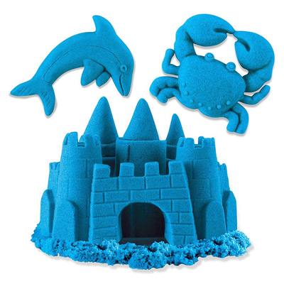 

Кинетический песок для детского творчества Kinetic Sand Color голубой 680 г (71409B) (10-426218)