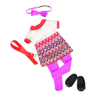 

Набор одежды для кукол Our Generation Платье с принтом (BD60014Z) (10-553656)