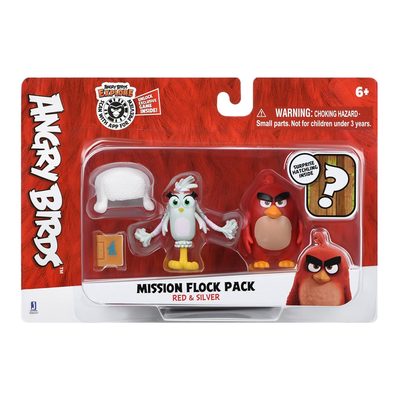 

Набор Angry birds Mission flock Ред и Сильвер сюрприз (ANB0007) (10-546978)