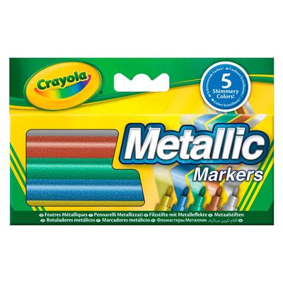 

Фломастеры Crayola цвета металлик (58-5054) (10-437112)