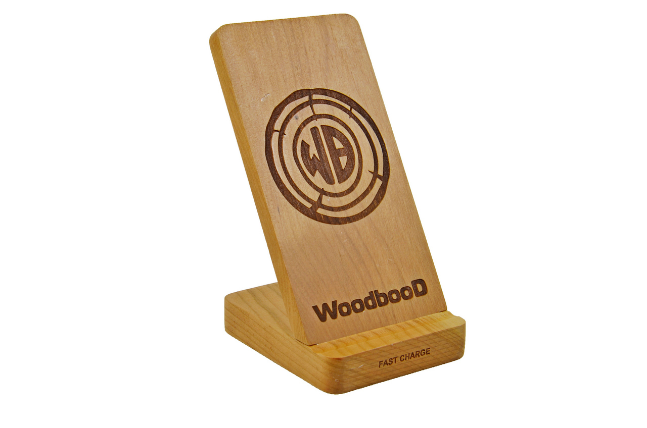 

Беспроводная зарядка для смартфонов WoodbooD Wireless Charge Wood Holder