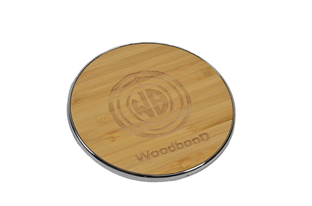 

Беспроводная зарядка для смартфонов WoodbooD Wireless Charge Smart Silver