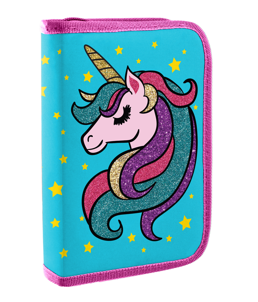 

Пенал твердый YES одинарный с двумя клапанами HP-04 Unicorn Бирюзовый (532873)+Подарок 1 мес. приложения Родительский контроль