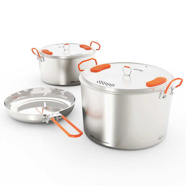

Набір посуду GSI Outdoors Glacier Stainless Base Camper Large