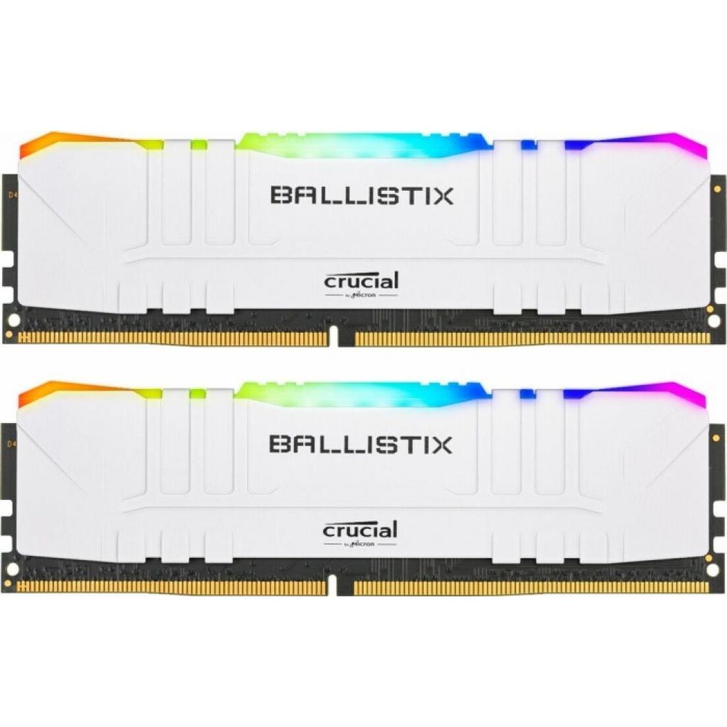 

Оперативная память DDR4 16GB (2x8GB) 3200 MHz Ballistix White RGB MICRON (BL2K8G32C16U4WL)