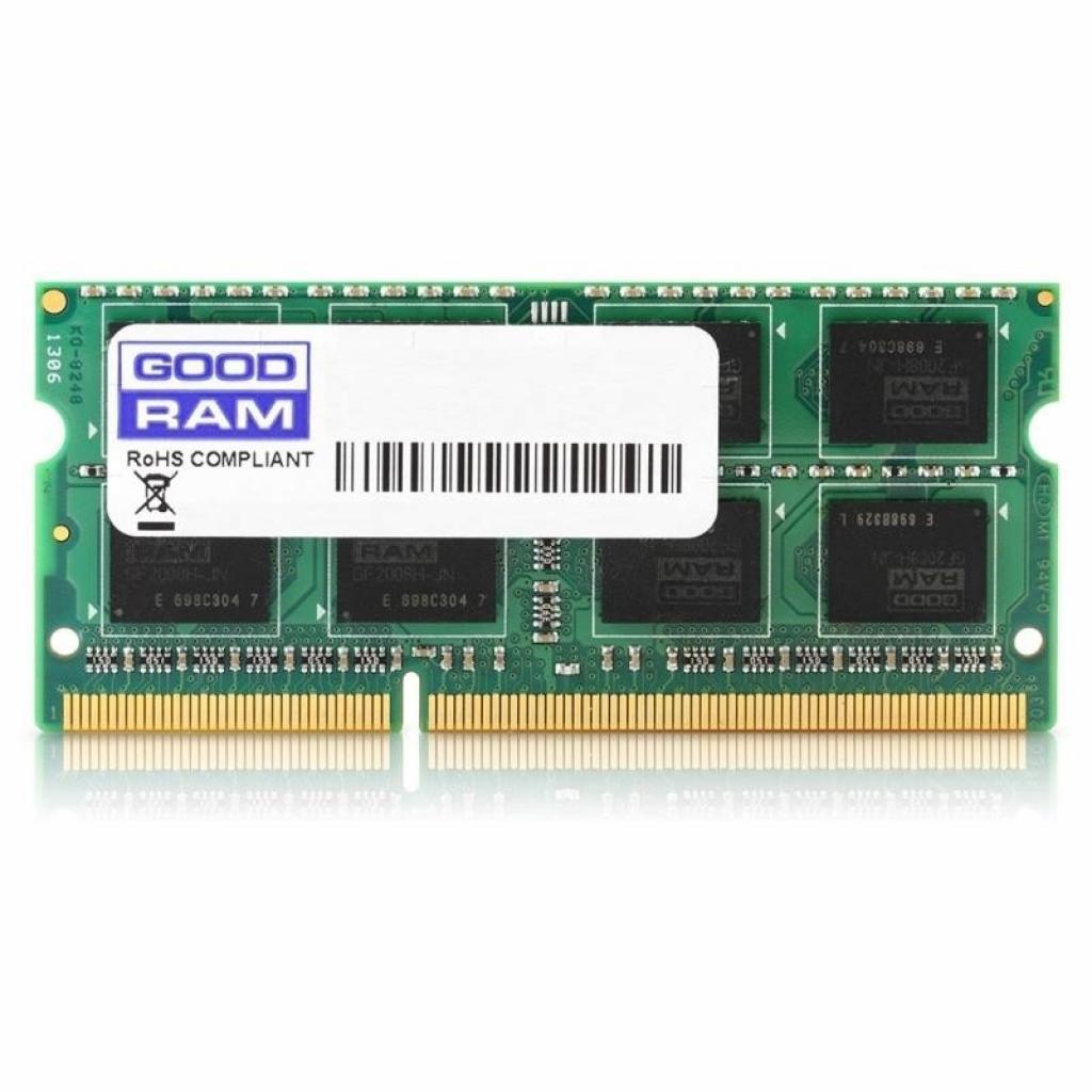 

Модуль пам'яті для ноутбука SoDIMM DDR3 2GB 1600 MHz GOODRAM (GR1600S364L11/2G)