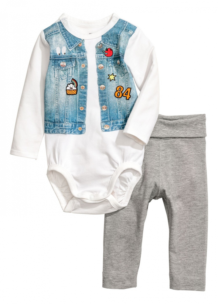 

Костюм H&M 0584112002 62 СМ Белый 59331