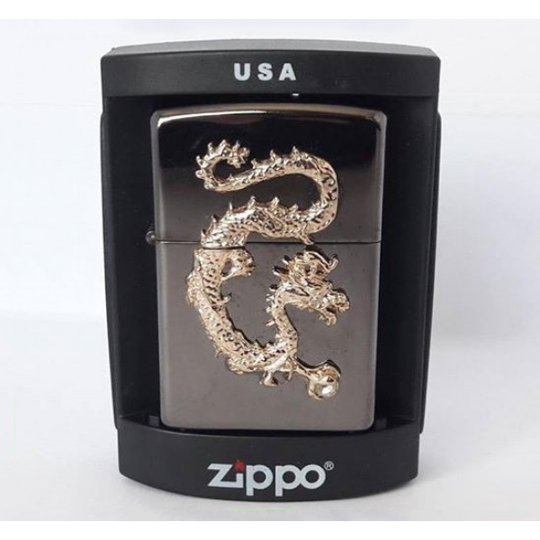 

Зажигалка бензиновая ZIPPO Gold Dragon