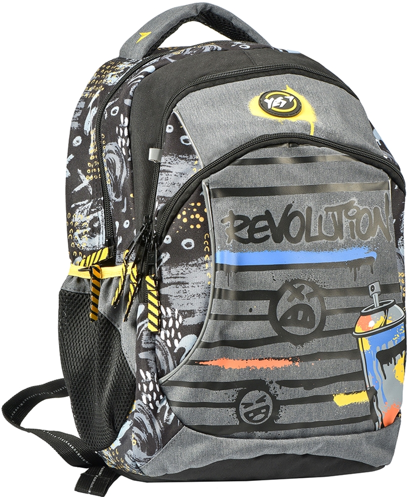 

Рюкзак молодежный YES T-45 Graffiti мужской 0.7 кг 30x42x16 см 20 л Revolution (558299)