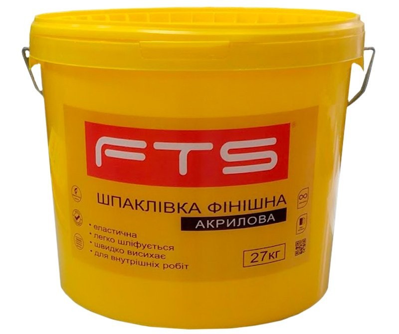 

Шпаклівка акрилова фінішна FTS 27 кг