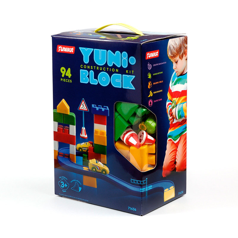 

Крупный конструктор "YUNI-BLOK" ЮНИКА для детей 94 детали (RT71436)