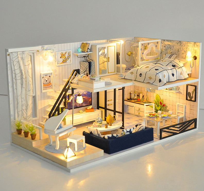 

Румбокс DIY House миниатюрный сборный дом Light shadow of Time (30118)