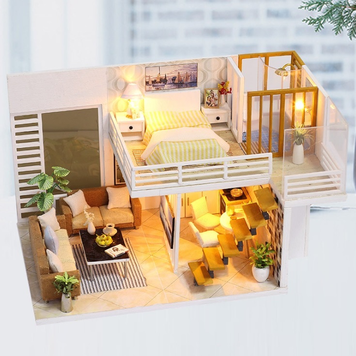 

Румбокс DIY House миниатюрный сборный дом Simple and Elegant (30116)