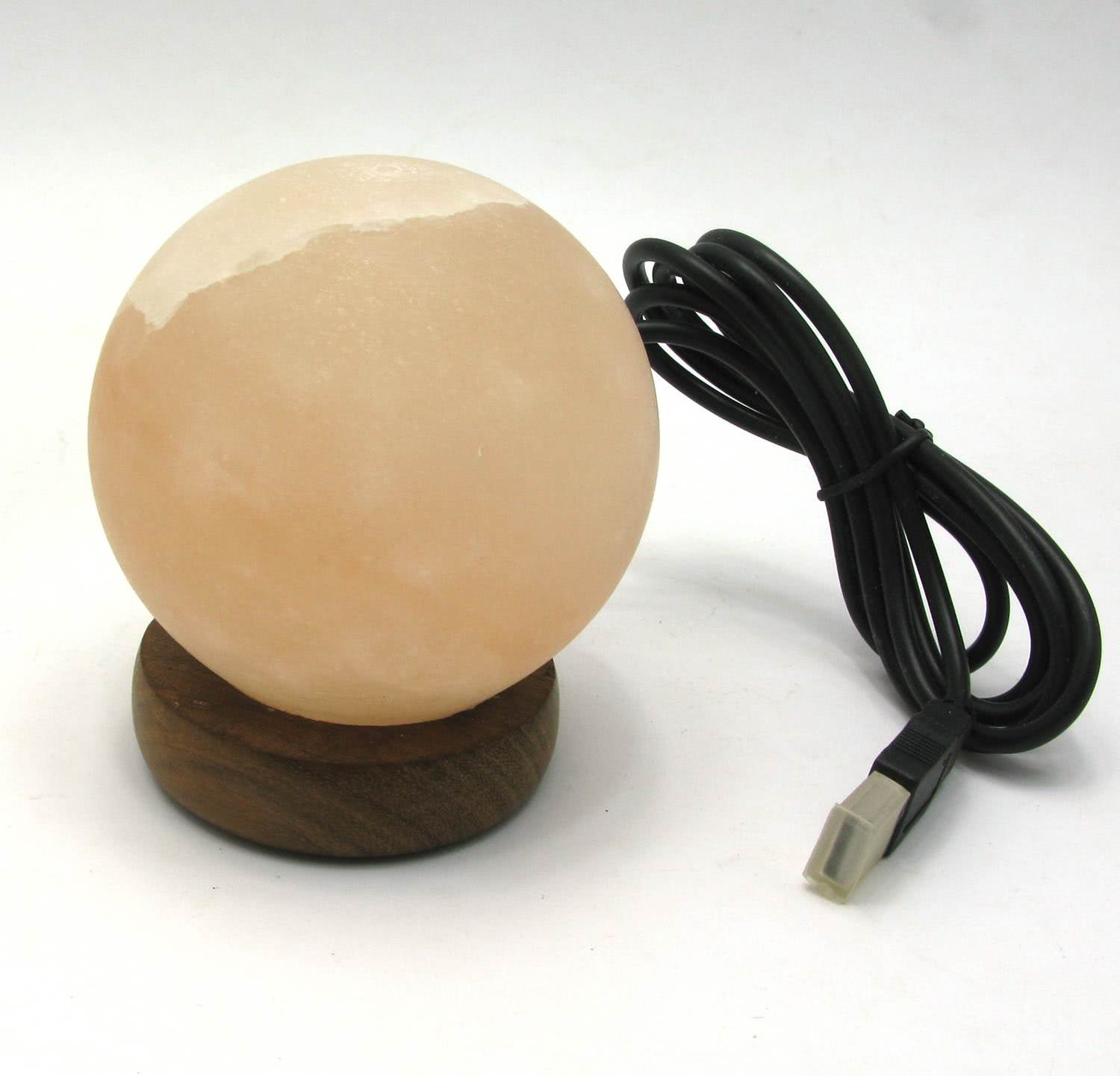 

Соляная Лампа Usb; Шар; (S-02) (10Х8Х8 См) (Гималайская Соль) 25663