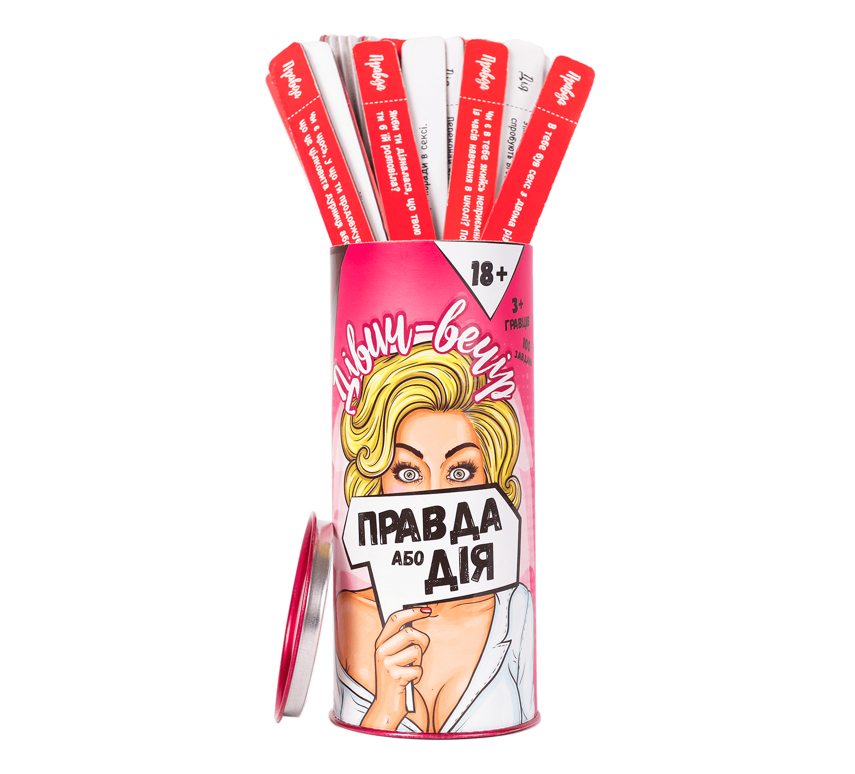 

Настольная Игра Fun Games Shop Правда або Дія: Дівич-вечір (укр)