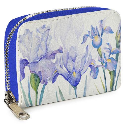 

Кошелёк на замке MINI Ирисы 12,5*8,5 см