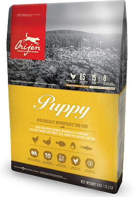 

Корм беззерновой ORIJEN Puppy для щенков всех пород 340g (x24)