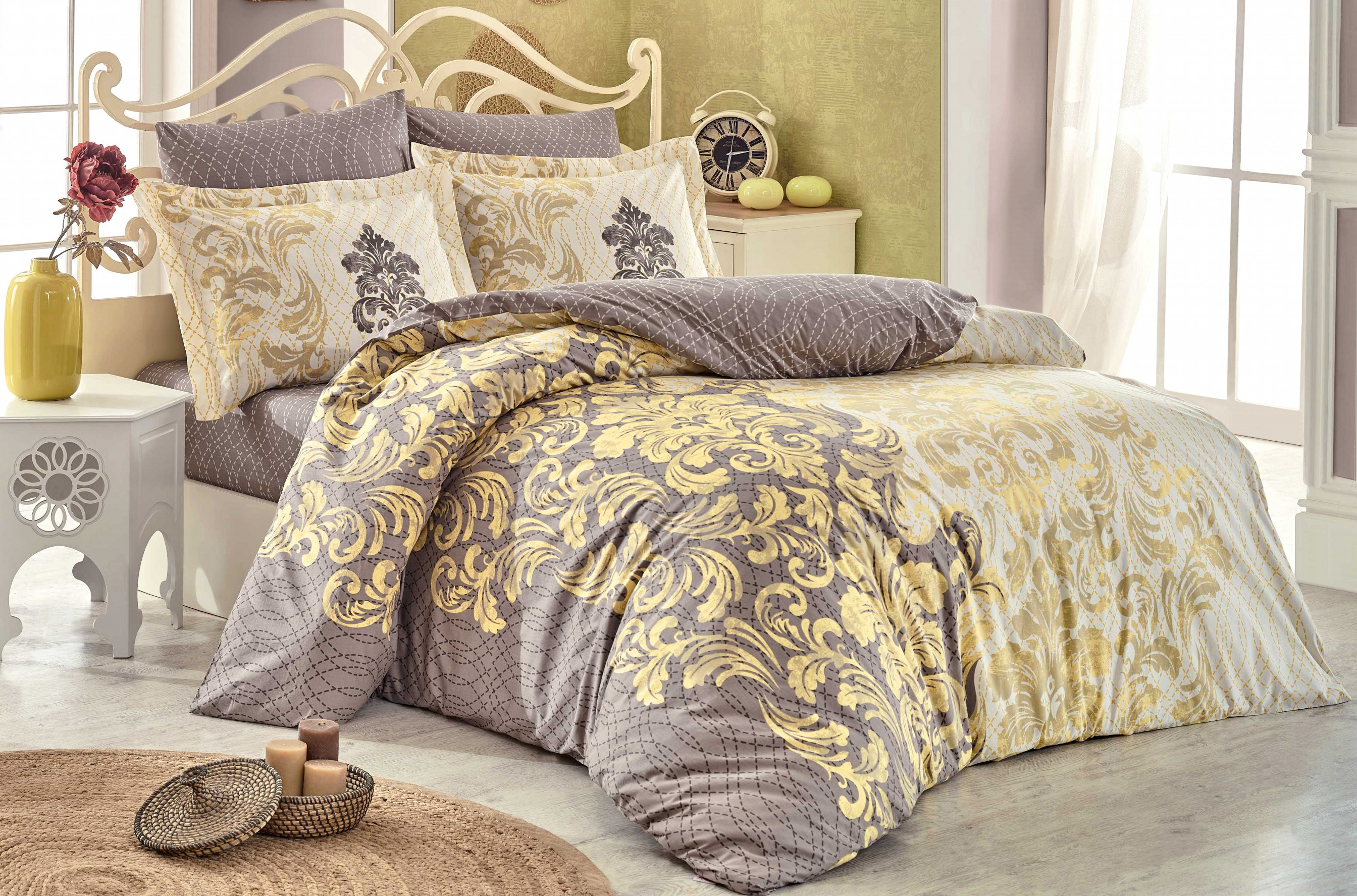 

Комплект постельного белья Hobby Flannel Mirella 200х220 Капучино