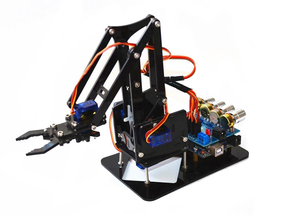 

Робот с подвижной рукой BauTech Набор для Arduino Черный (1007-472-00)