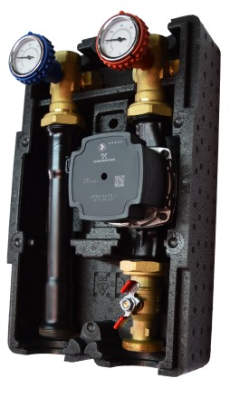 

Насосная группа прямая Womix SA 125 DN 25 с изоляцией и насосом Grundfos UPS 25/40 180 (606052)