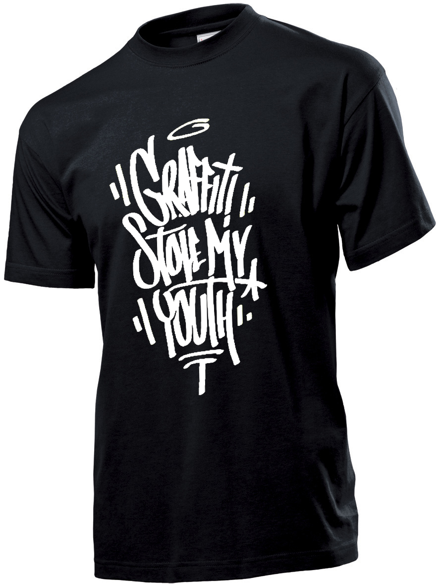 

Футболка Stedman ST2000 Graffiti Stole My Youth Черная, Футболка Stedman ST2000 Graffiti Stole My Youth Черная M