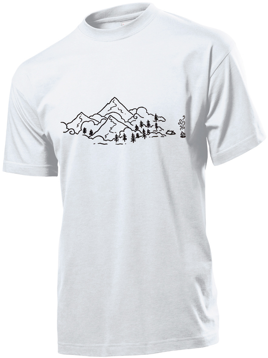 

Футболка Stedman ST2000 Mountains traveller 4 Белая XXL