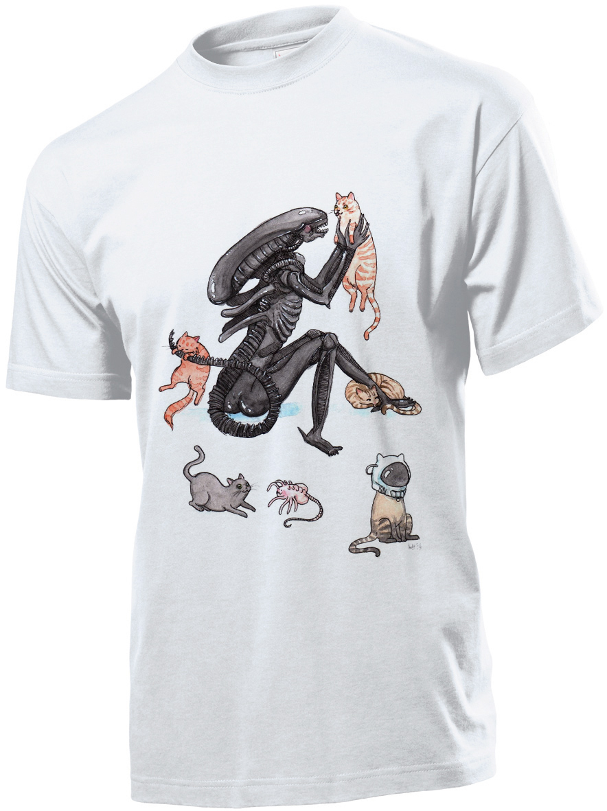 

Футболка Stedman ST2000 Alien Чужой Хэллоуин Halloween Белая, Футболка Stedman ST2000 Alien Чужой Хэллоуин Halloween Белая XL