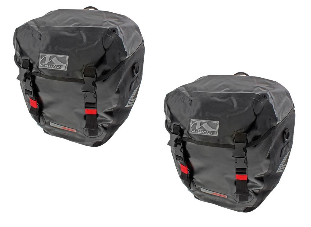 

Сумка на багажник M-Wave Montreal 2x12.5L пара черный (A-SP-0157)