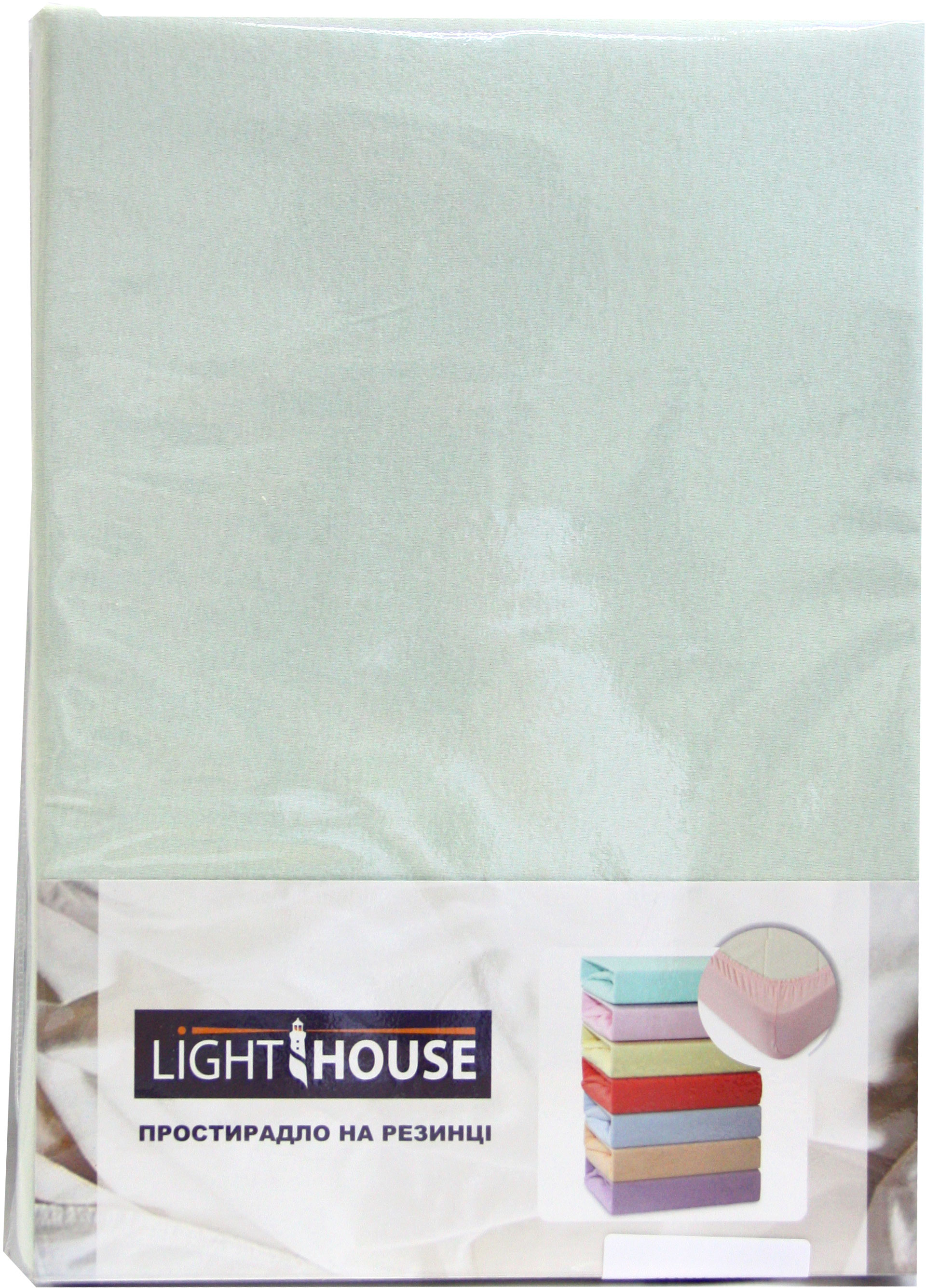 

Простынь на резинке LightHouse 90х200+25 Мятная