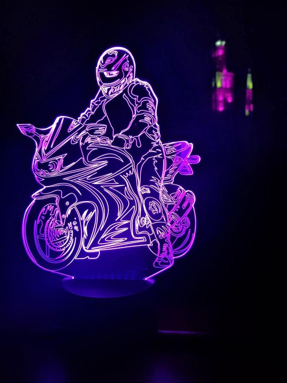 

Сменная пластина для 3D светильников "Мотоциклист" 3DTOYSLAMP