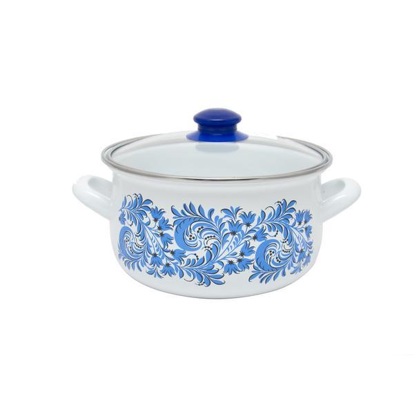 

Кастрюля 6 л Blue flowers Infinity SD-1328-C-24