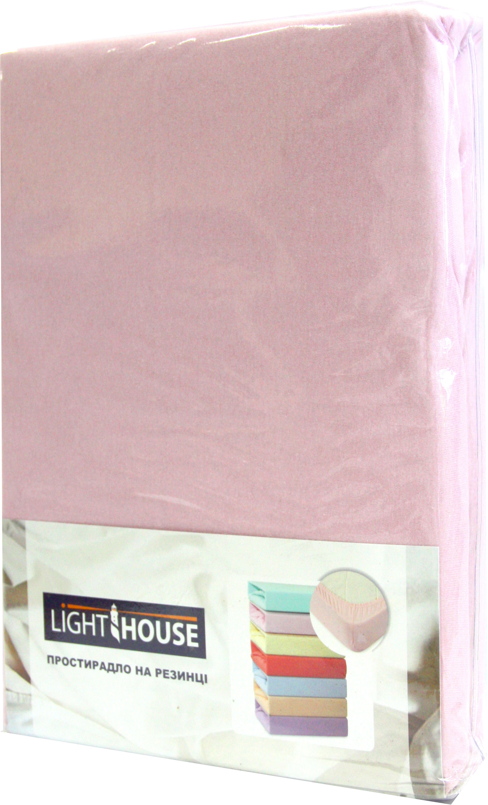 

Простынь на резинке LightHouse 180х200+25 Темно-розовая