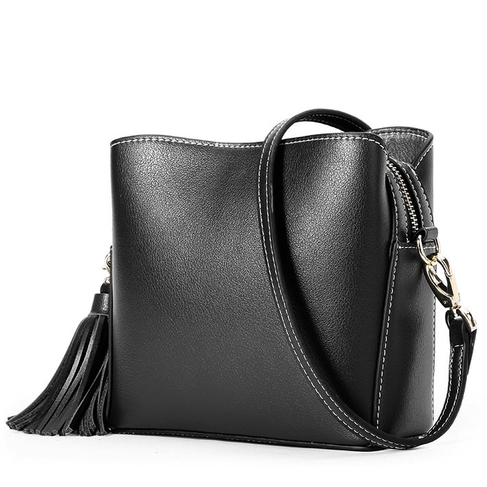 

Сумка женская кожаная oGoBag B-L86-5 Черный (B-L86-5-BL)