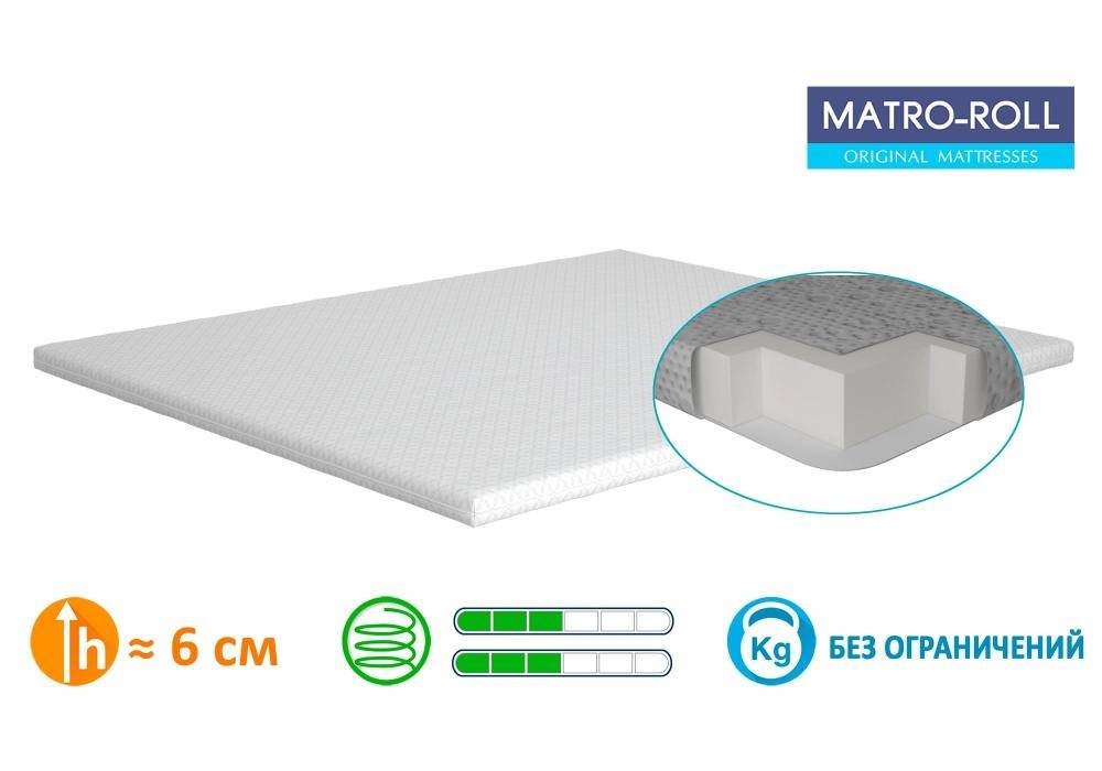 

Матрас ортопедический Matroluxe Air Standart 3в1 Topper 120x200 см
