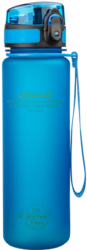 

Бутылка для воды Uzspace Frosted 500 мл Синяя