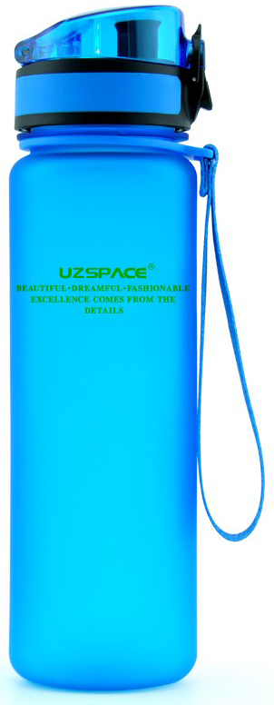 

Бутылка для воды Uzspace Frosted 1 л Синяя