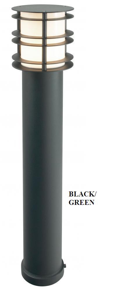 

Уличный столбик Norlys 5023B/g Stockholm Black/green