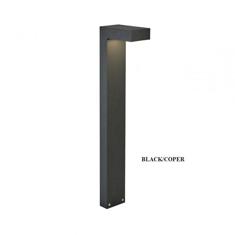 

Уличный столбик Norlys 1311B/c Asker Bollard Black/coper