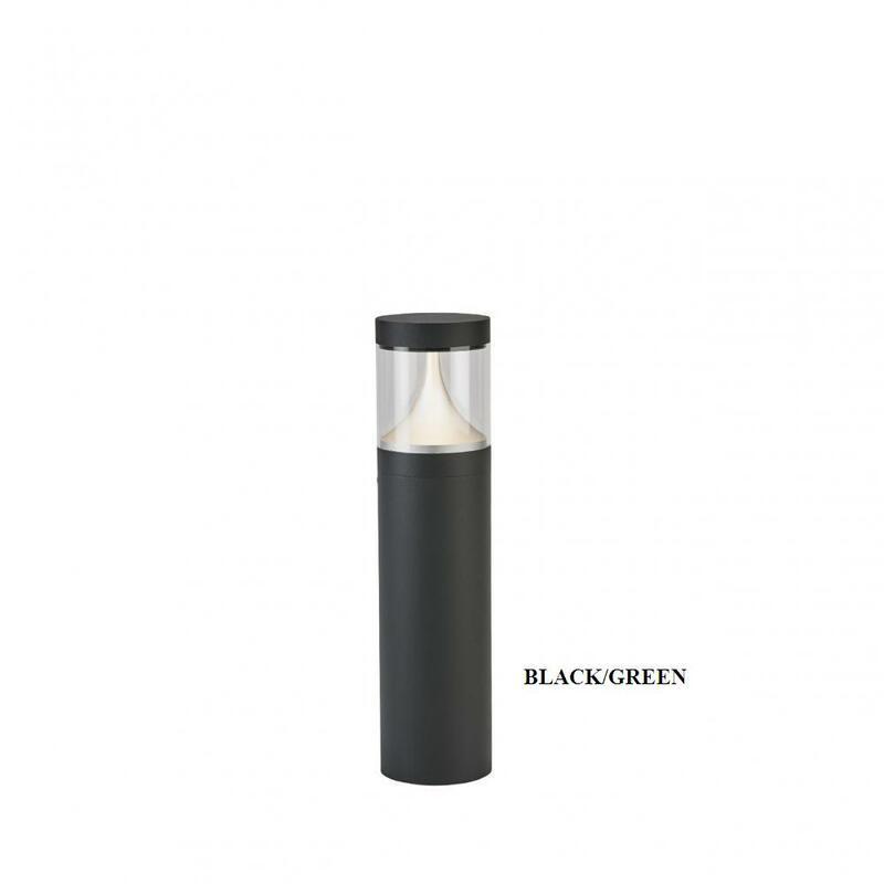 

Уличный столбик Norlys 1291B/g Egersund Mini Black/green