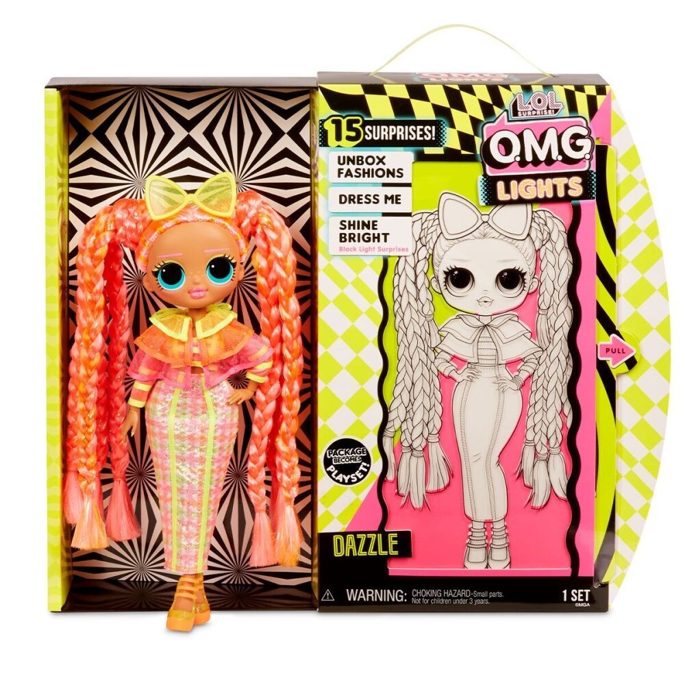 

Игровой набор с куклой серии "O.M.G. Lights" Блестящая королева